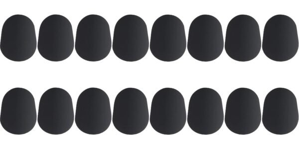 32 Piezas de Parches de Boquilla de 0,8 mm para Alto y Saxofón Tenor y Clarinete, Negro