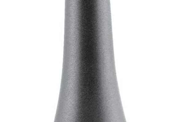 K&M 15224 Cono de clarinete de plástico negro – cono con anillo de fieltro – para clarinete bemol en La y Si, adaptador incluido