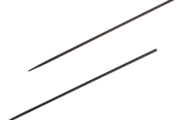 Muelles de espiga GEWA clarinete/saxofón, acero inoxidable pavonado, grosor 0,8 mm, paquete de 25 piezas