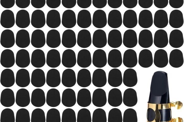 Eniyou 96 Pcs Compensadores Saxo Alto Almohadilla para Boquilla Almohadillas para Clarinete Saxofon Boquilla Parches Cojín de Boquilla Almohadilla Parche Para saxofón Alto y Tenor y Clarinete