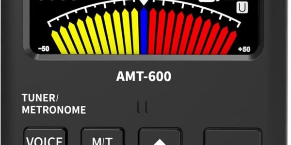 Metrónomo Digital y Afinador y Generador de Tonos,Preciso, Rápido y Portátil,Recargable,Adecuado Para Piano Guitarra Clarinete Saxophone Violon etc